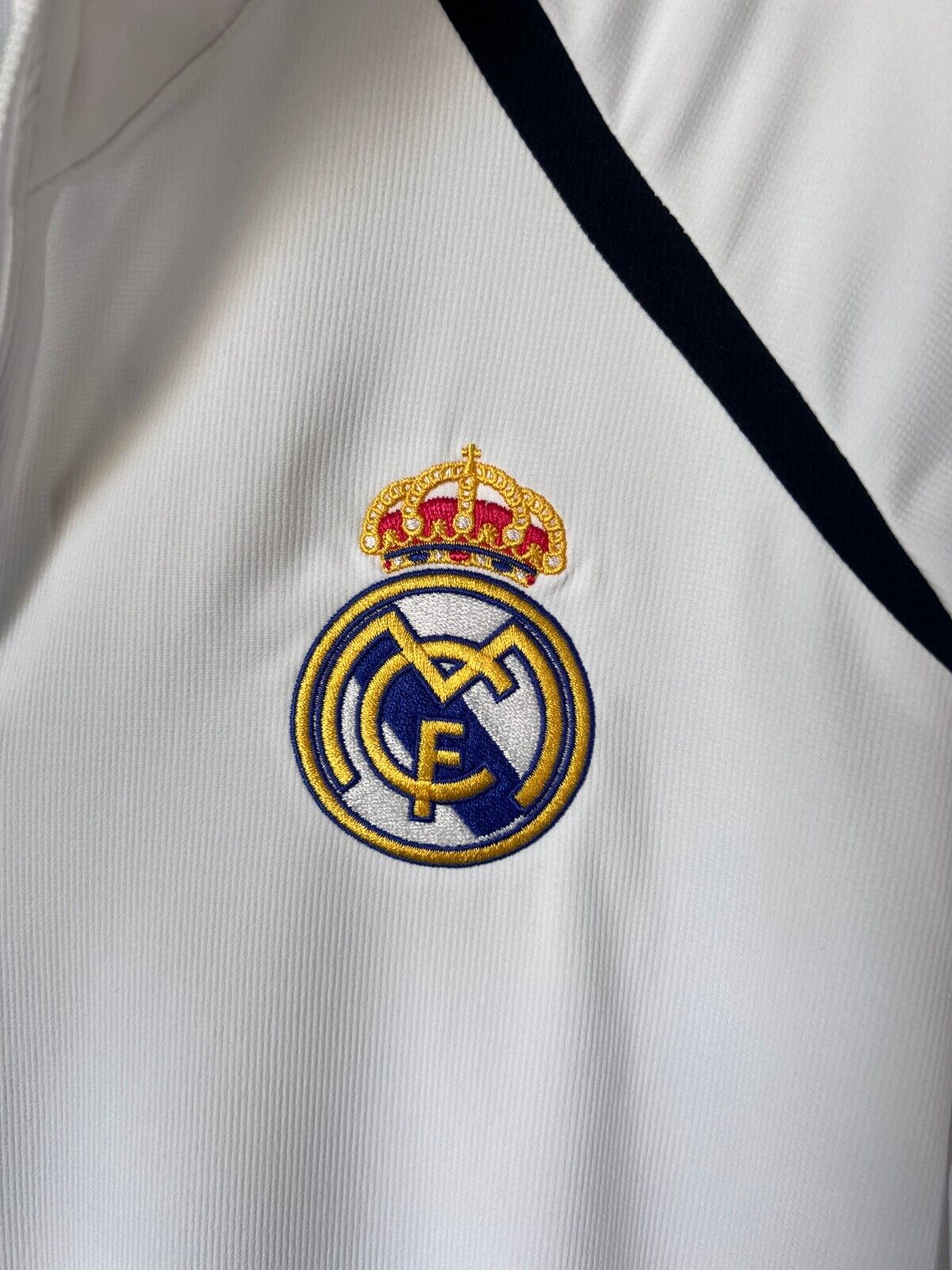 Real Madrid Teamgeist Jacket 2006x2021 White Soccer Adidas HA2537 Mens Size XXL
