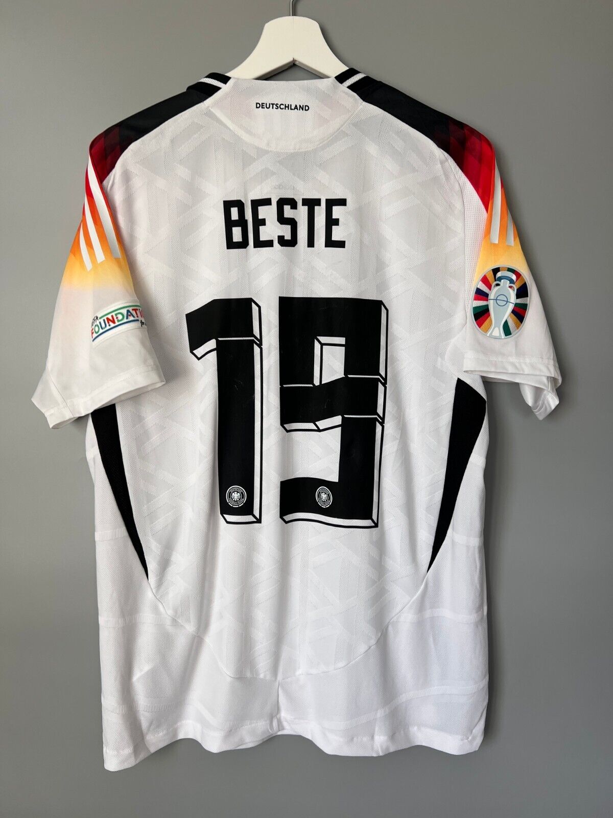 Germany Jersey 2024 Home HEAT.RDY Soccer Shirt Adidas IZ1620 Mens Size L