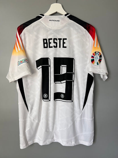 Germany Jersey 2024 Home HEAT.RDY Soccer Shirt Adidas IZ1620 Mens Size L