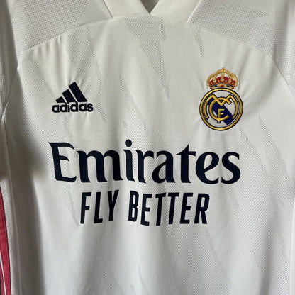 REAL MADRID JERSEY 2020/21 HOME SIZE SMALL SOCCER FOOTBALL ADIDAS FM4735