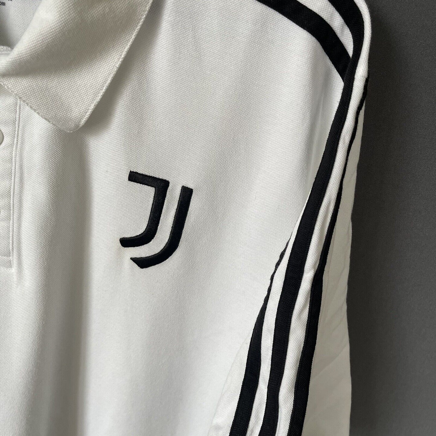 JUVENTUS POLO JERSEY 3-STRIPES SIZE XL MENS SOCCER FOOTBALL SHIRT ADIDAS GR2932