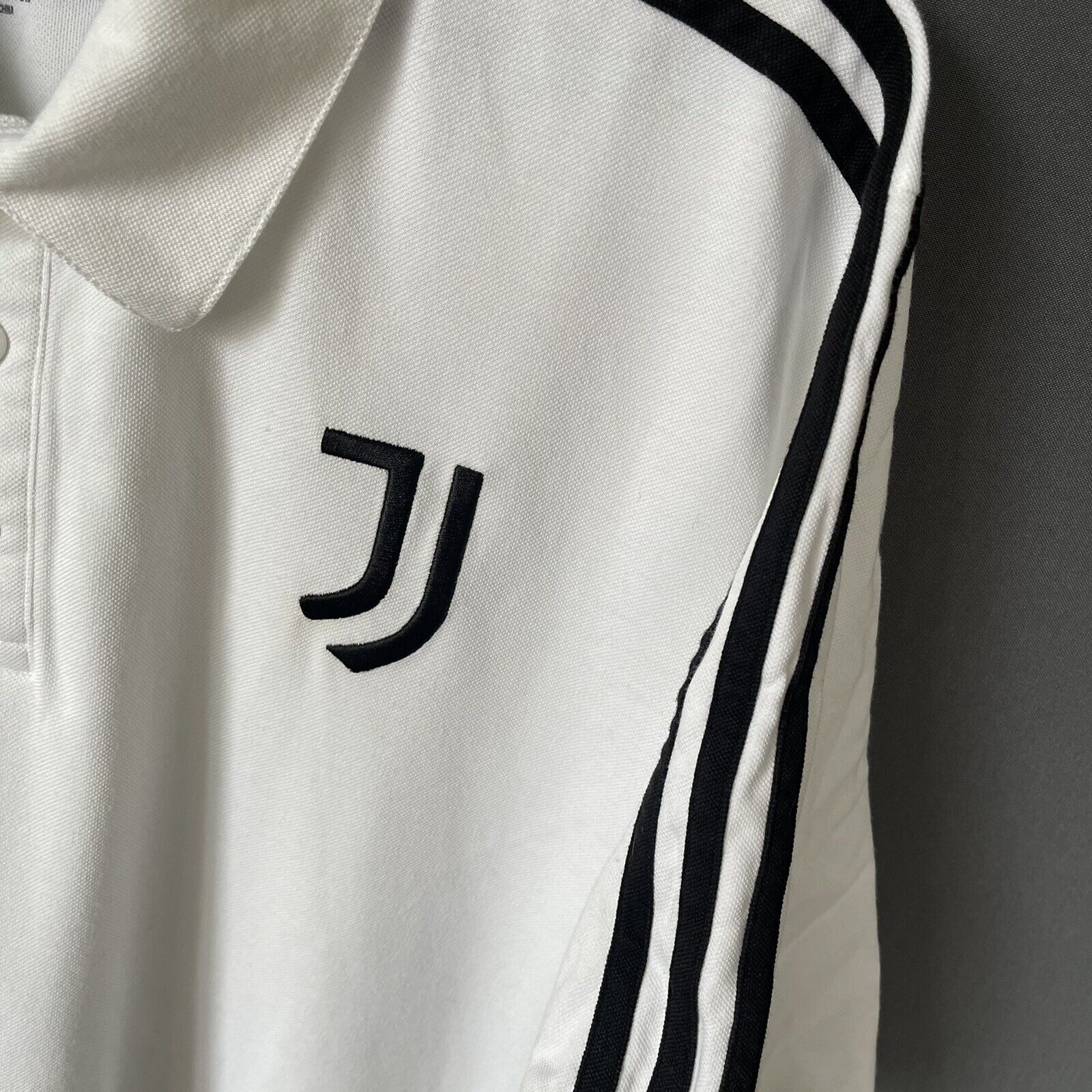 JUVENTUS POLO JERSEY 3-STRIPES SIZE XL MENS SOCCER FOOTBALL SHIRT ADIDAS GR2932