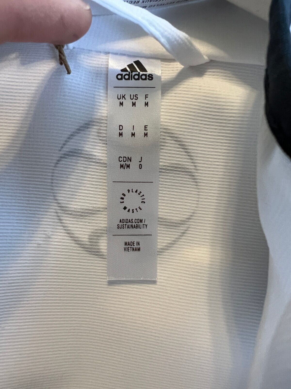 Real Madrid Teamgeist Jacket 2006 x 2021 White Soccer Adidas HA2537 Mens Size M