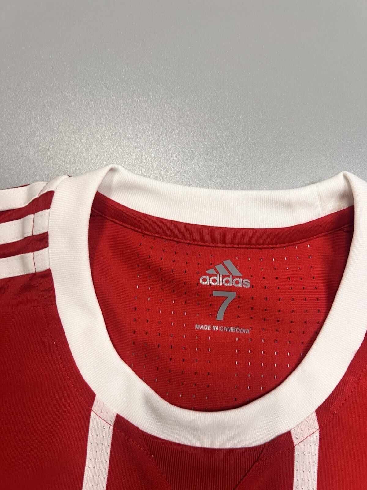 Bayern Munich Jersey 2017/18 Home Match Worn Mens Size 7 Football Shirt Adidas