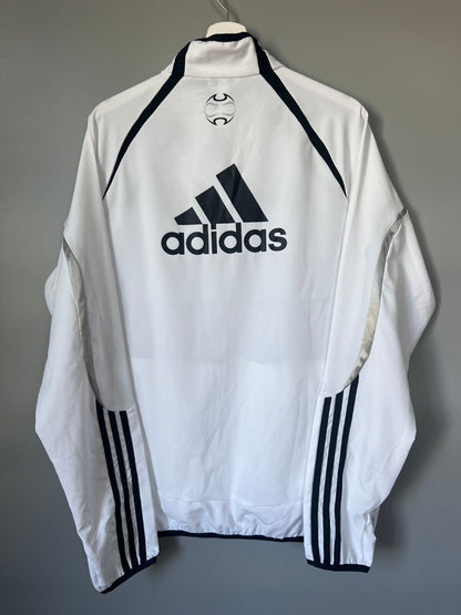 Real Madrid Jacket Teamgeist 2006x2021 White Soccer Adidas HA2537 Mens Size M