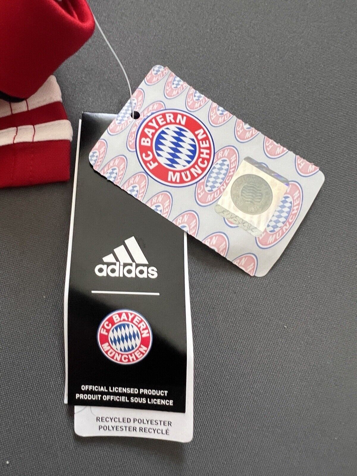 Bayern Munich Polo Jersey 2017-2018 Mens Soccer Shirt BQ2435 Adidas Size M