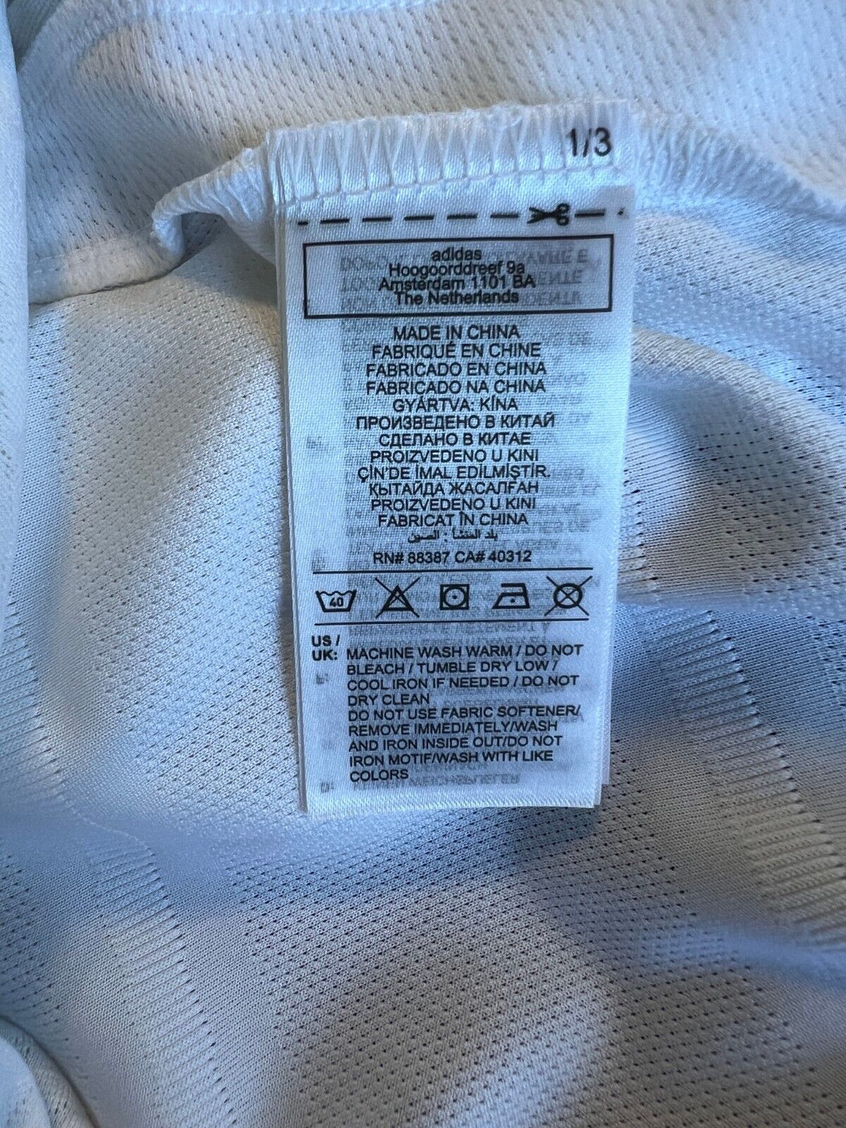 Real Madrid Jersey 24/25 Home Authentic Soccer Shirt IX8095 Adidas Mens Large