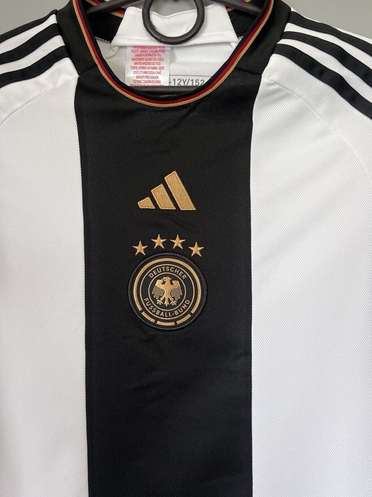 Germany Jersey 2023 Home Soccer Football Shirt Adidas HF1467 Boys Size M