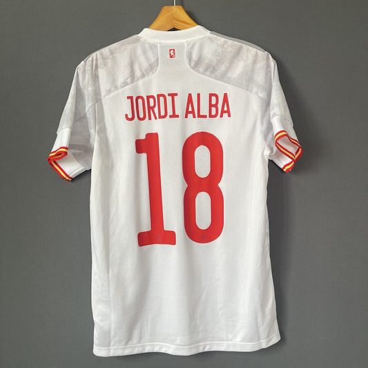 ALBA SPAIN TEAM JERSEY 2021 AWAY SIZE M FOOTBALL SOCCER SHIRT ADIDAS [EH6514]