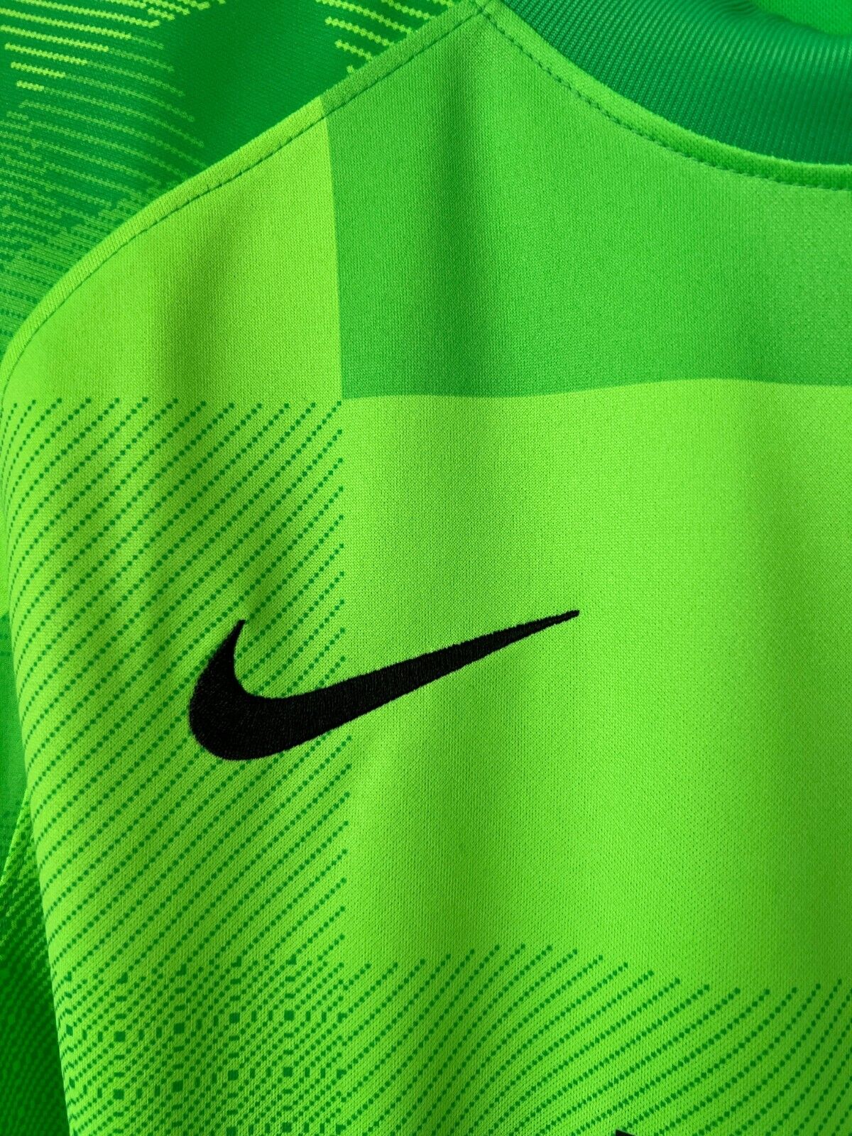 FC Barcelona Jersey 21/22 Goalkeeper Soccer Shirt CV7870-330 Nike Mens Size L