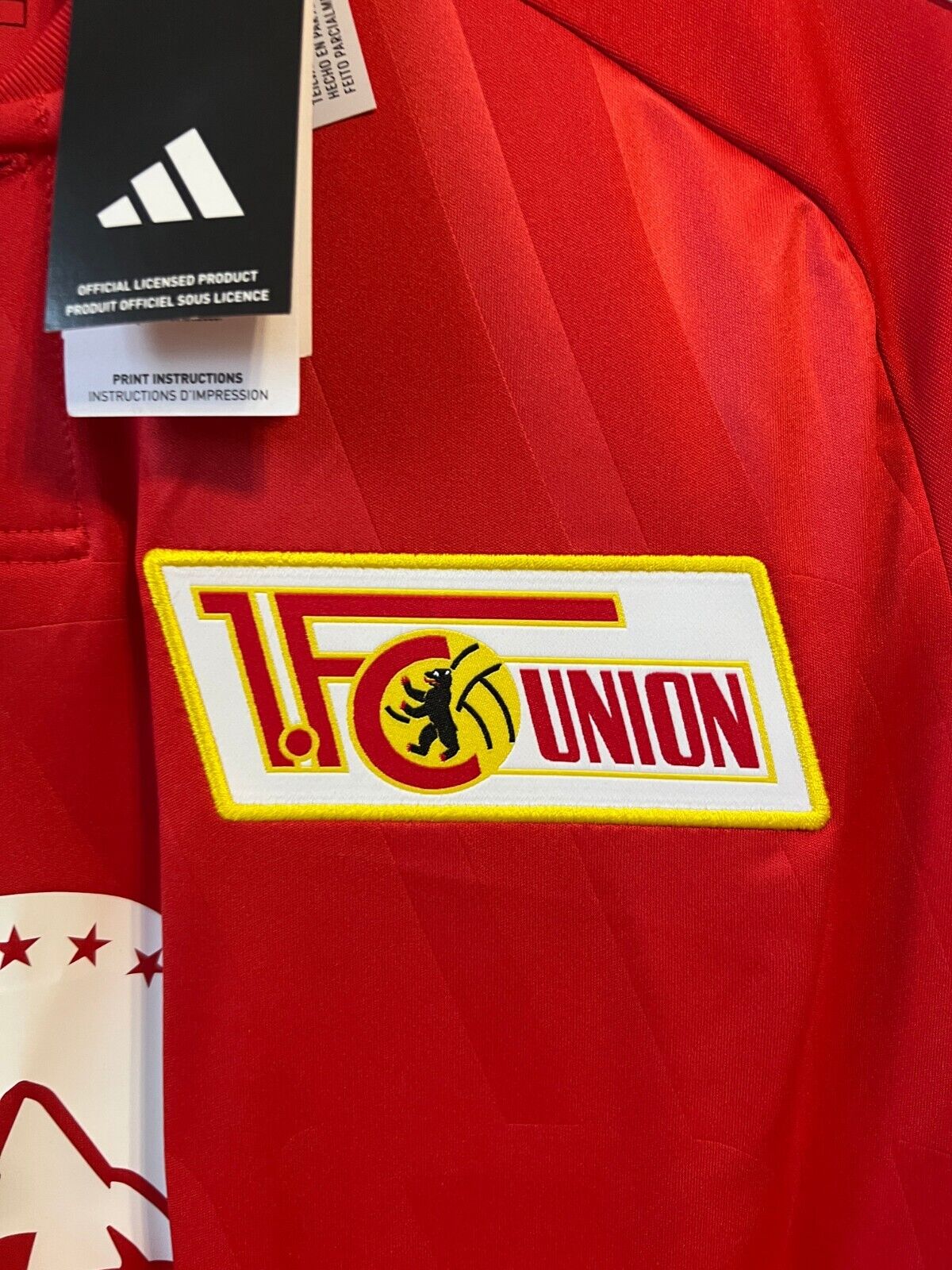 1. FC Union Berlin Jersey 23/24 Home Football Soccer Shirt Adidas Mens Size L