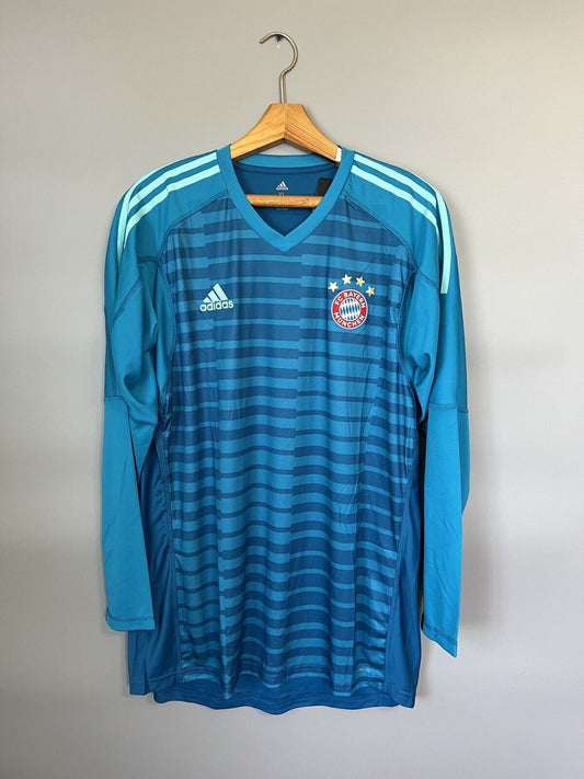 BAYERN MUNICH JERSEY GK 2018/19 FOOTBALL SOCCER ADIDAS SIZE XL