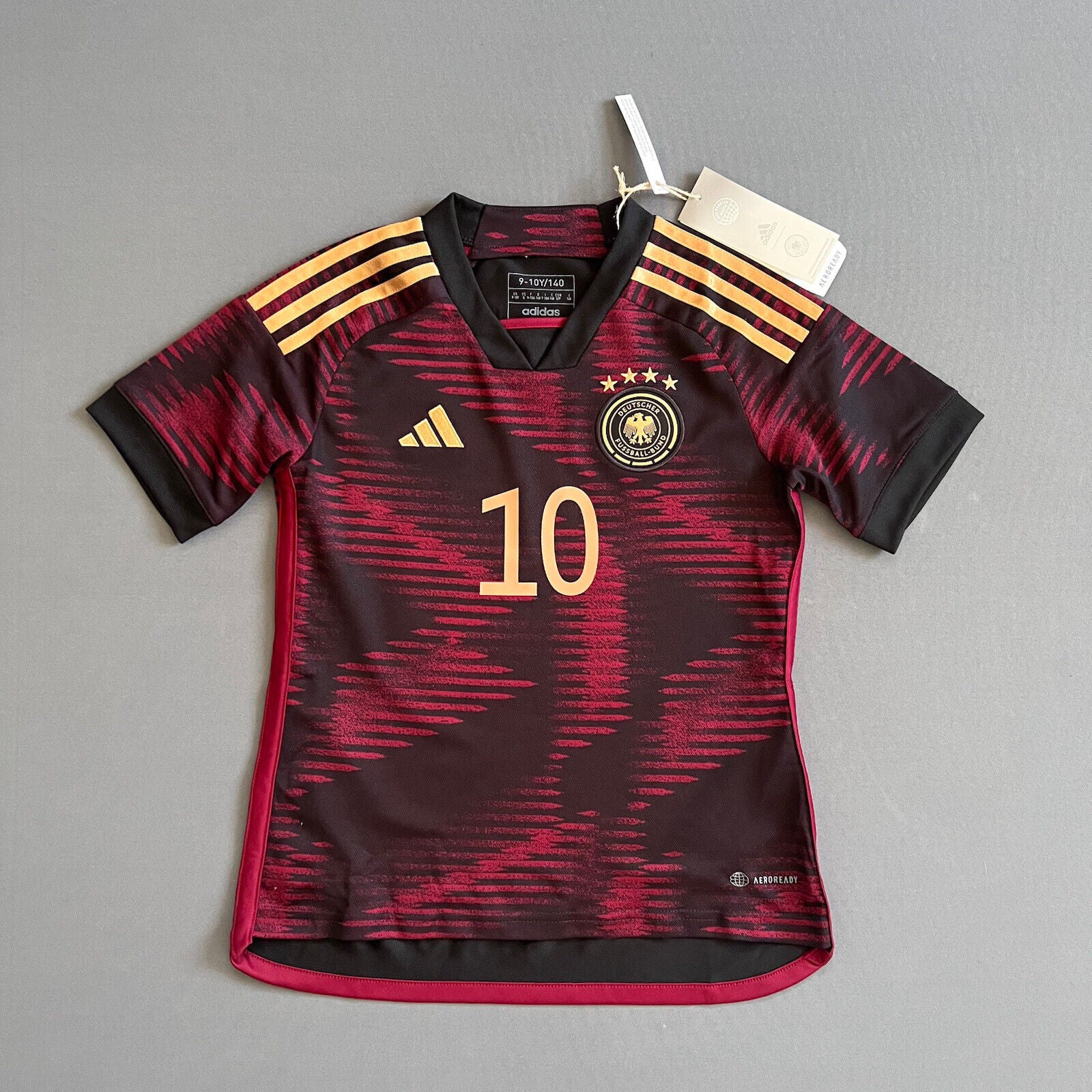 Gnabry Germany Jersey 2022 2023 Away Size S Boys Football Shirt Trikot Adidas