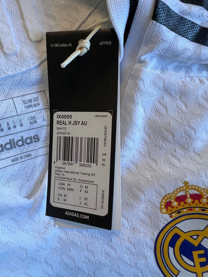 Real Madrid Jersey 24/25 Home Player Issue Soccer Shirt IX8095 Adidas Mens Sz M