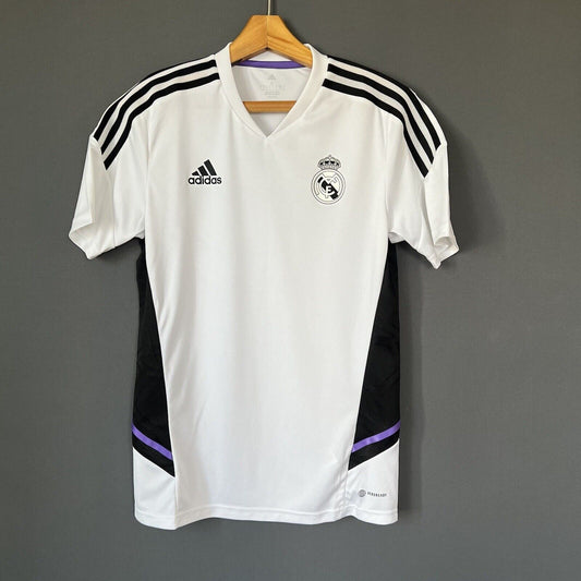 Real Madrid Jersey 2022 Training SMALL Mens Soccer Shirt HA2598 Adidas