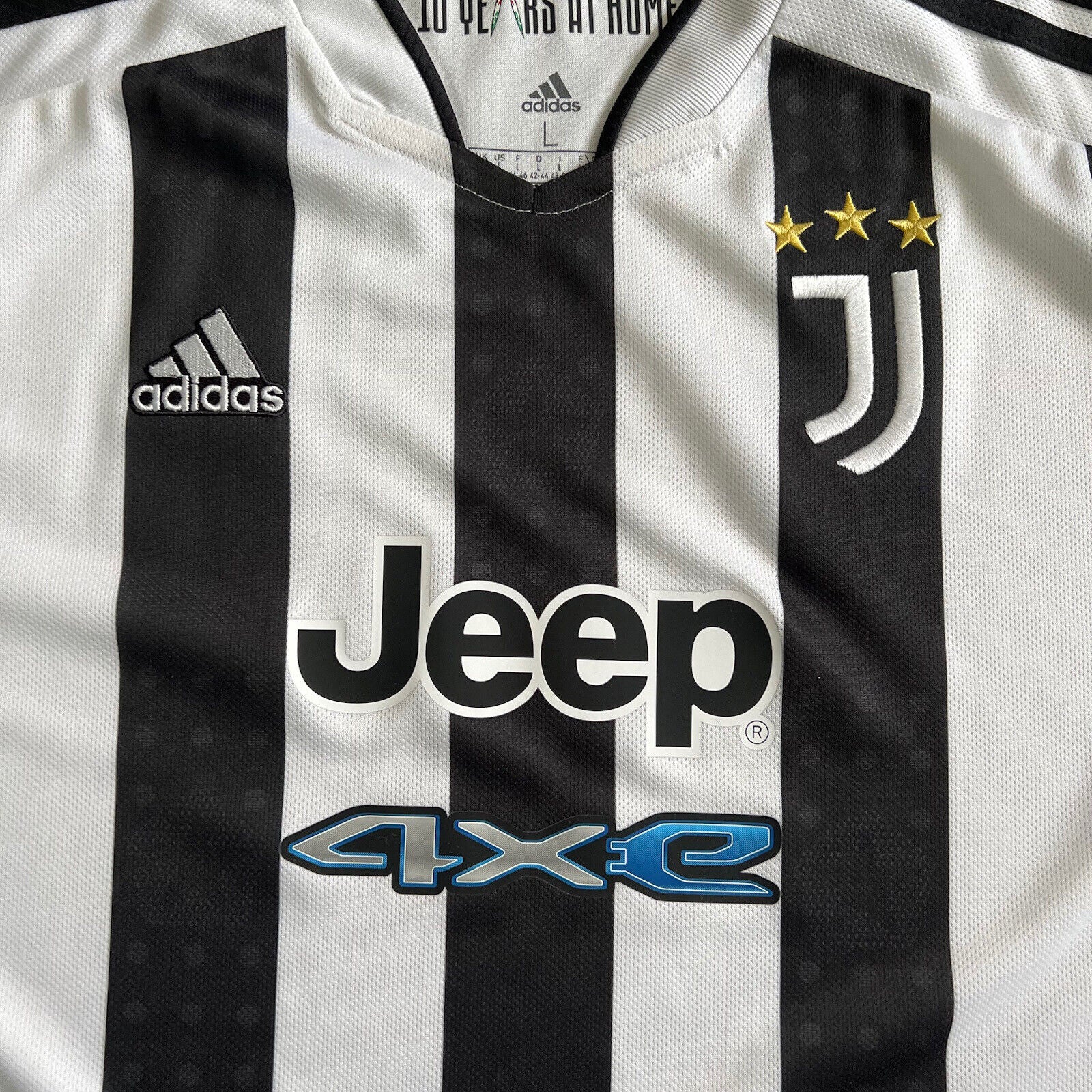 Juventus Jersey 2021/22 Home Women Football Soccer Shirt Size L Adidas GR0602