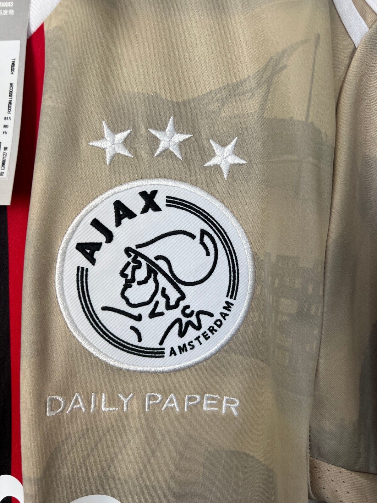Ajax x Daily Paper 22/23 Third Jersey Soccer Shirt Adidas HG1393 Mens Size M