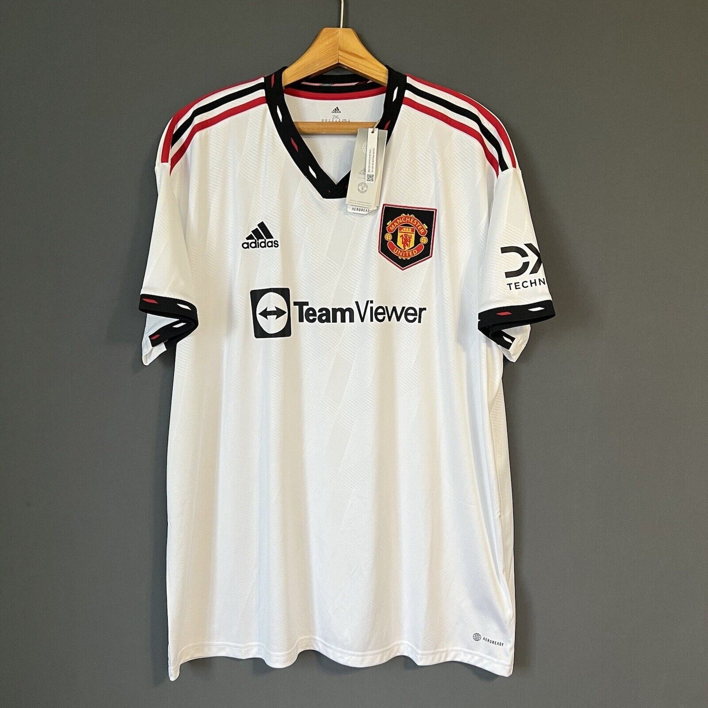 Rashford Manchester United Jersey 2022/23 Away Adidas H13880 Football Shirt XXL