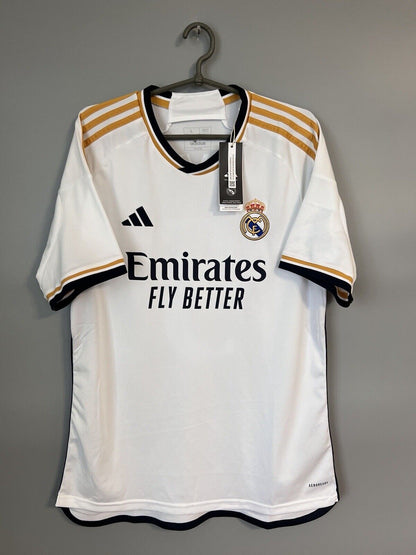 Camavinga Real Madrid Jersey 23/24 Home Mens Soccer Shirt HR3796 Adidas Size L