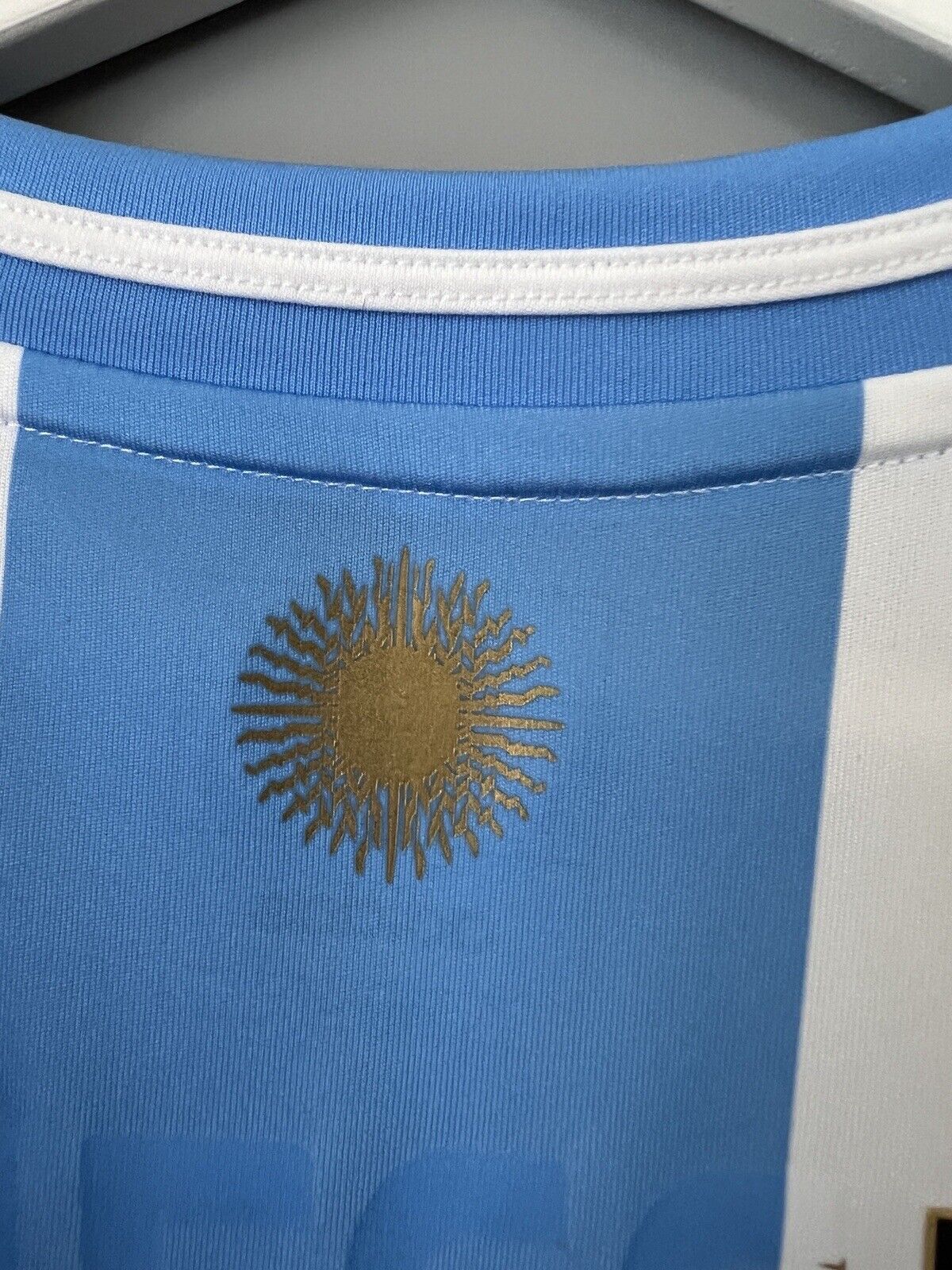 Messi Argentina Jersey 2024 Home Soccer Shirt IP8409 Adidas Mens Size S