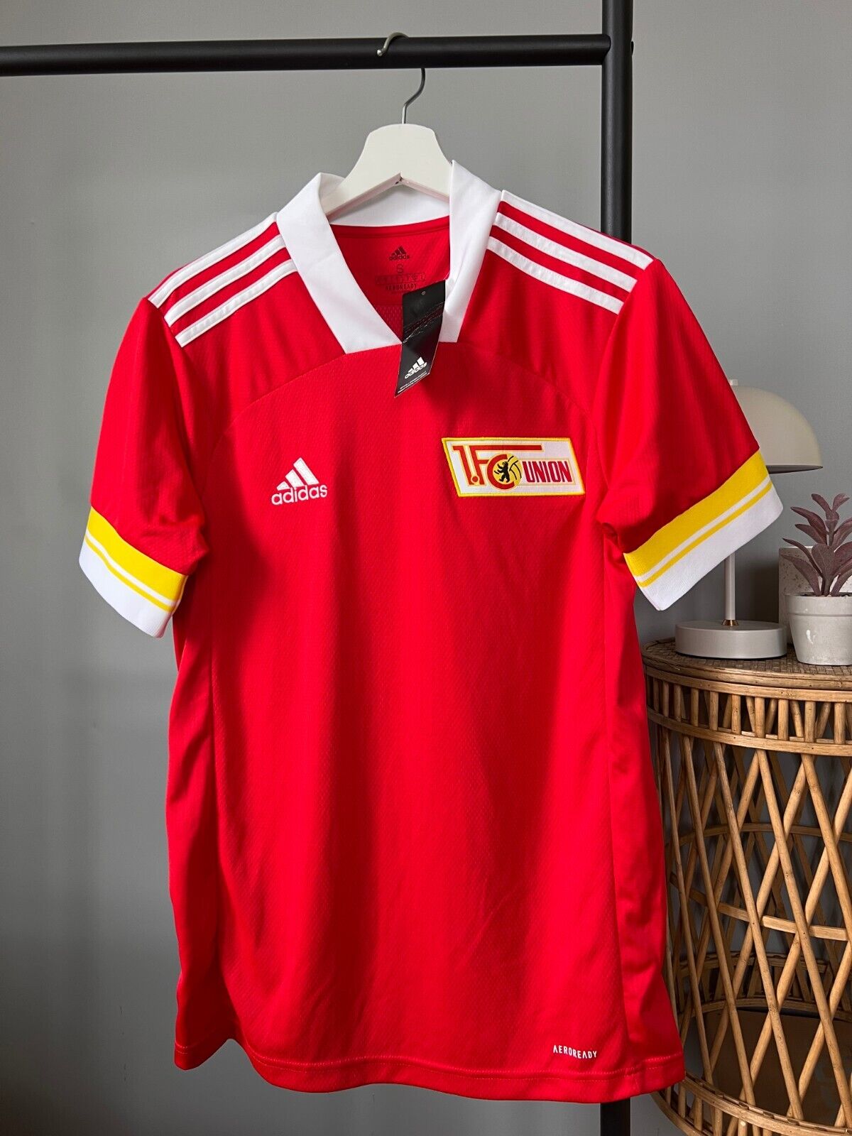 Union Berlin Jersey 20/21 Home Soccer Football Shirt Adidas Mens Size S