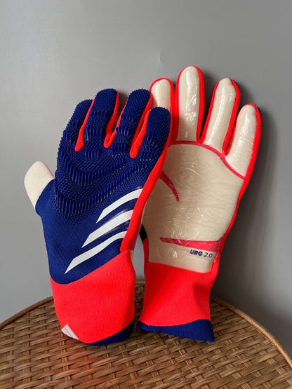 Adidas Predator PRO GL P Goalkeeper Gloves Lucid Blue IS7587 Mens Size 9