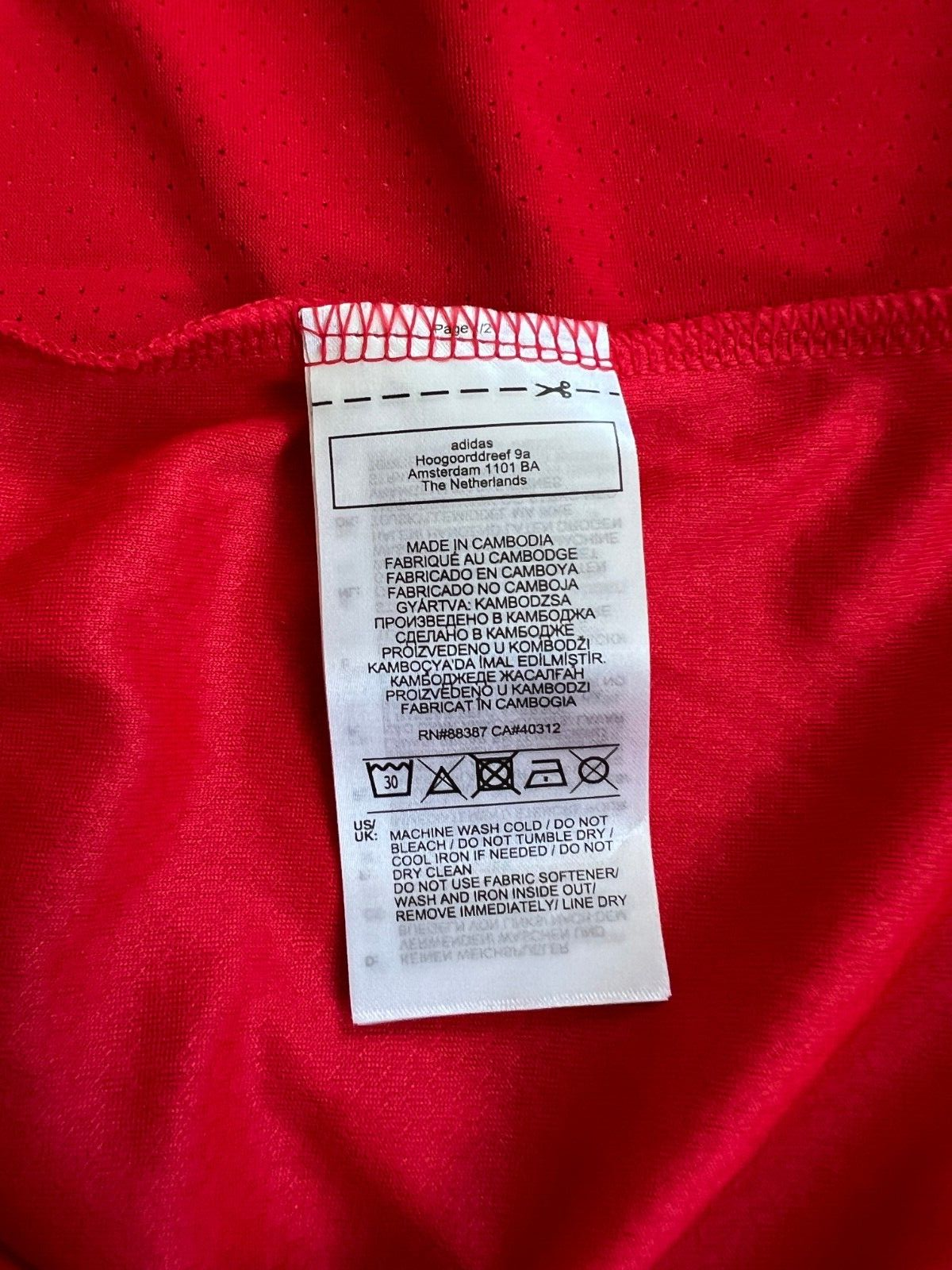 1. FC Union Berlin Jersey 20/21 Home Football Soccer Shirt Adidas Mens Size S