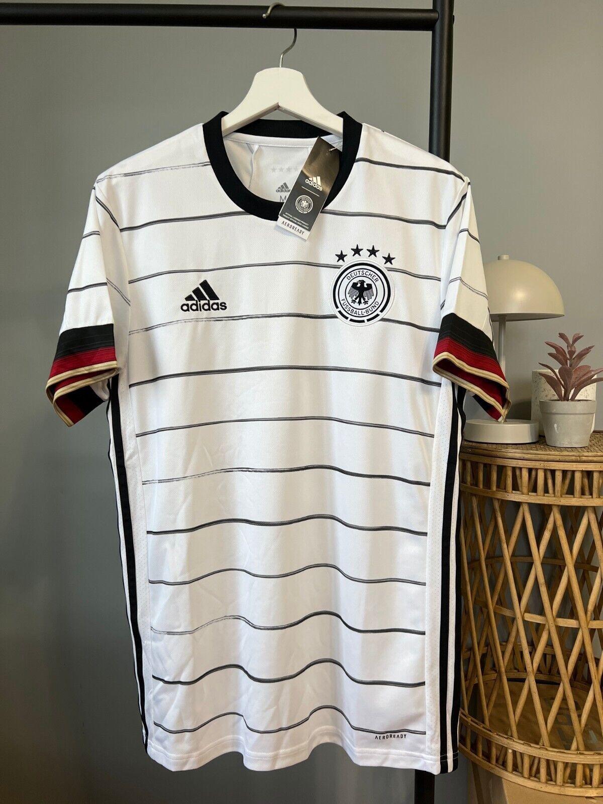 Germany Jersey 2020 Home Adidas EH6105 Mens Size M Soccer Shirt