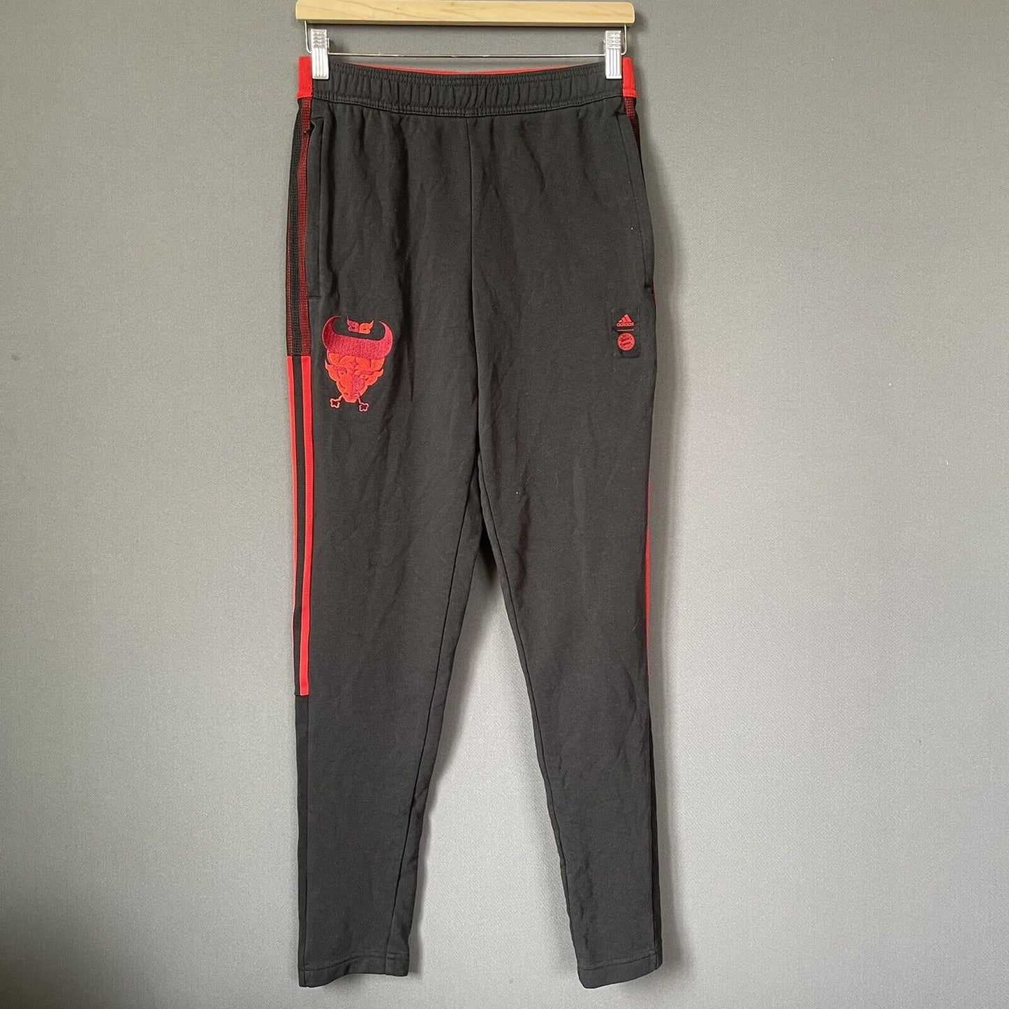 Bayern Munich Pants CNY Size S Adult Mens Soccer Football Adidas [GK8630]