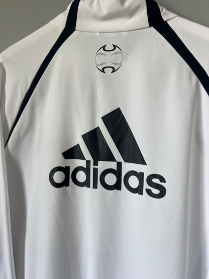 Real Madrid Teamgeist Jacket 2006x2021 White Soccer Adidas HA2537 Mens Size XXL