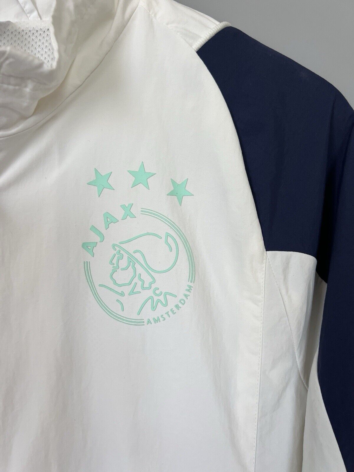 Ajax Amsterdam Jacket Presentation Football Soccer Adidas HZ7767 Mens Size S