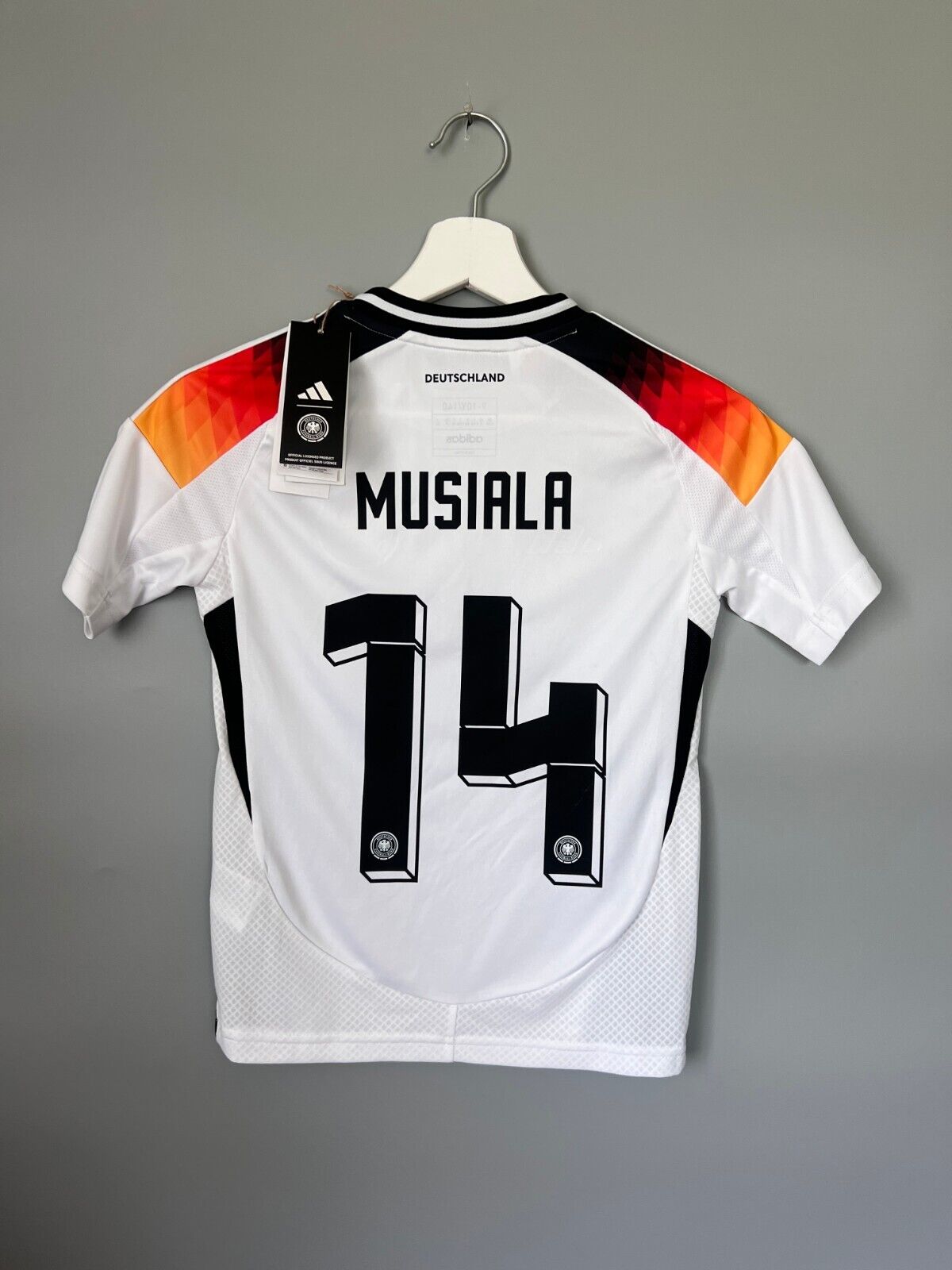 Musiala Germany Jersey 2024 Home Soccer Football Adidas DFB IP6130 Boys Size S