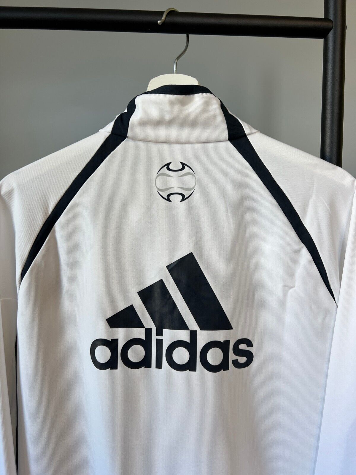 Real Madrid Teamgeist Jacket 2006 x 2021 White Soccer Adidas HA2537 Mens Size M