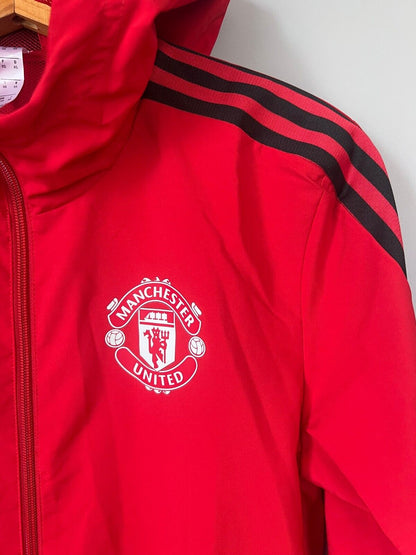 Manchester United Jacket Presentation H63966 Adidas Football Soccer Mens Size XS