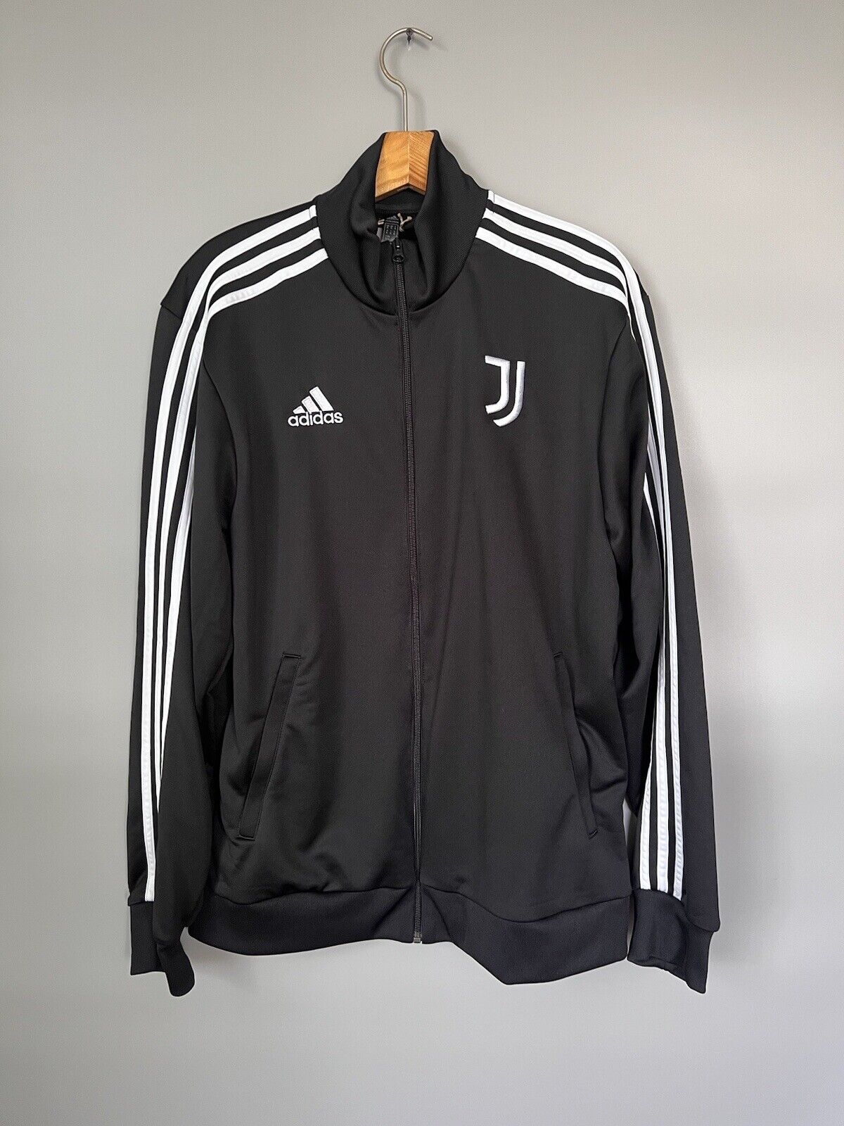 Juventus Track Top Jacket GR2929 Soccer Football Adidas Mens Size XL