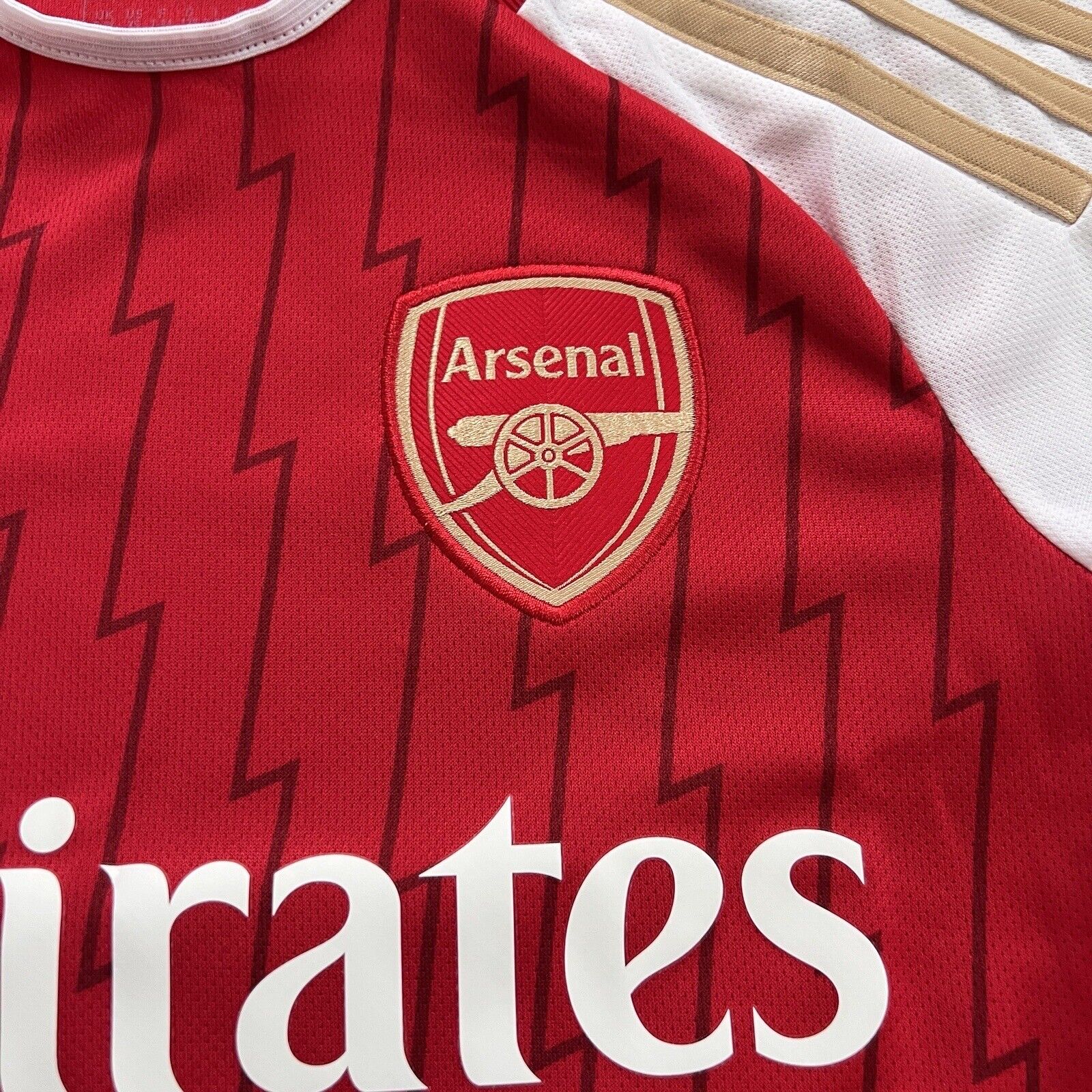 Martinelli Arsenal Jersey 23/24 Home Soccer Shirt HZ2133 Adidas Boys Size XS
