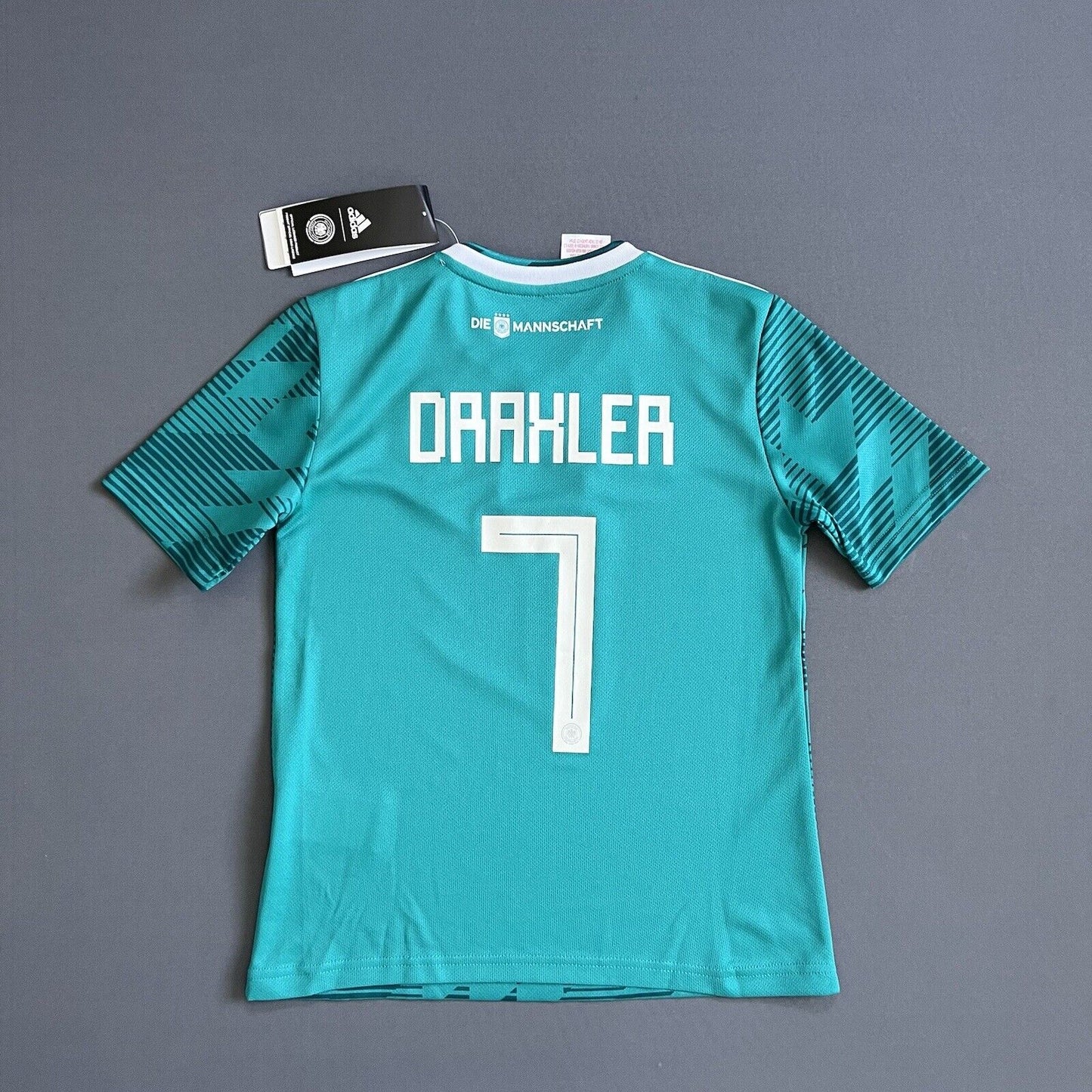 Draxler Germany Jersey 2018 2019 Away Size S Boys Football Shirt Trikot Adidas