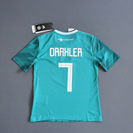 Draxler Germany Jersey 2018 2019 Away Size S Boys Football Shirt Trikot Adidas