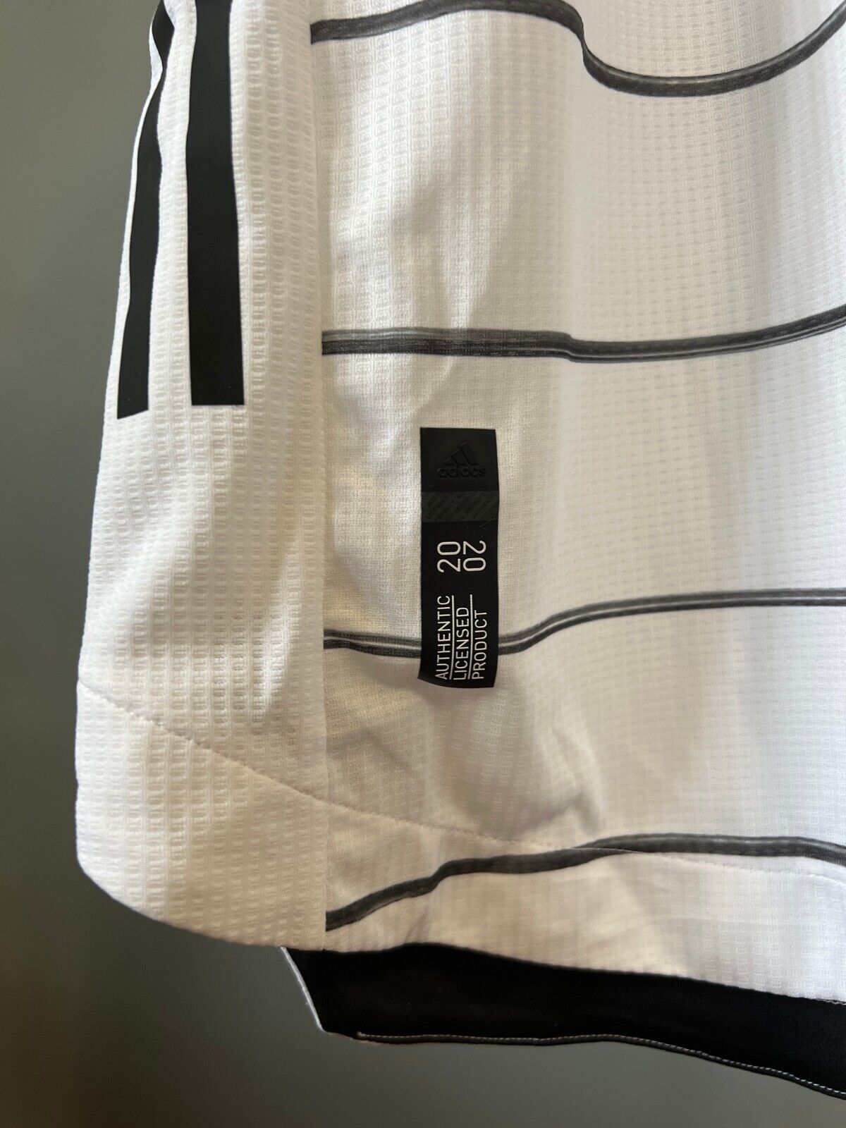 Goretzka Germany Jersey 2020 Home Authentic Soccer Shirt EH6104 Adidas Mens Sz M