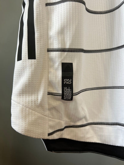 Goretzka Germany Jersey 2020 Home Authentic Soccer Shirt EH6104 Adidas Mens Sz M