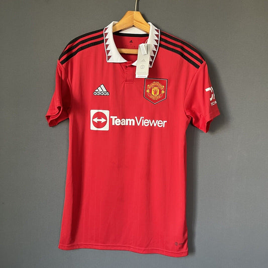 Manchester United Jersey 2022-23 Home Mens Football Shirt Medium H13881 Adidas