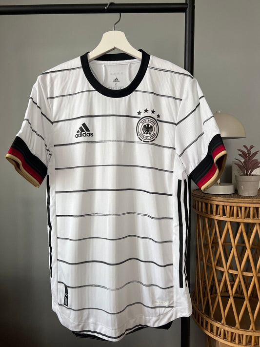 Germany Jersey 2020 Home Authentic Soccer Shirt Adidas EH6104 Mens Size S