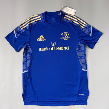 Leinster Jersey Rugby Performance Blue Shirt H60463 Adidas Mens Size M