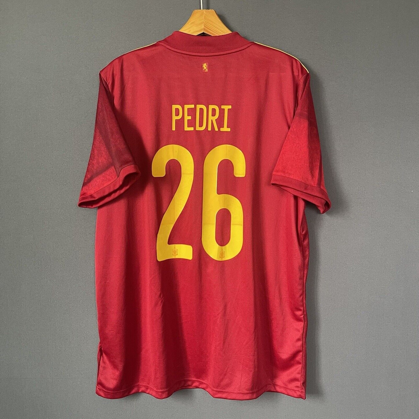 PEDRI SPAIN TEAM JERSEY 2021 HOME SIZE XL FOOTBALL SOCCER SHIRT ADIDAS [FR8361]