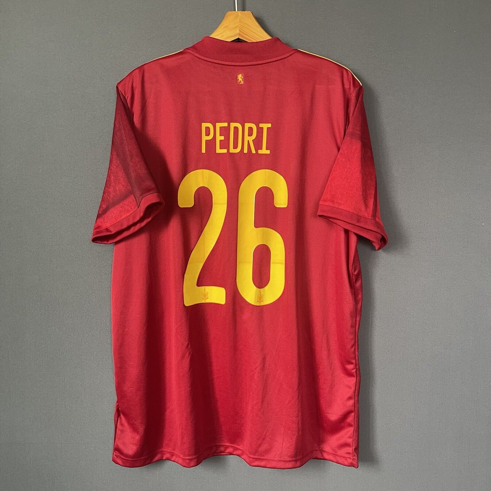 PEDRI SPAIN TEAM JERSEY 2021 HOME SIZE XL FOOTBALL SOCCER SHIRT ADIDAS [FR8361]