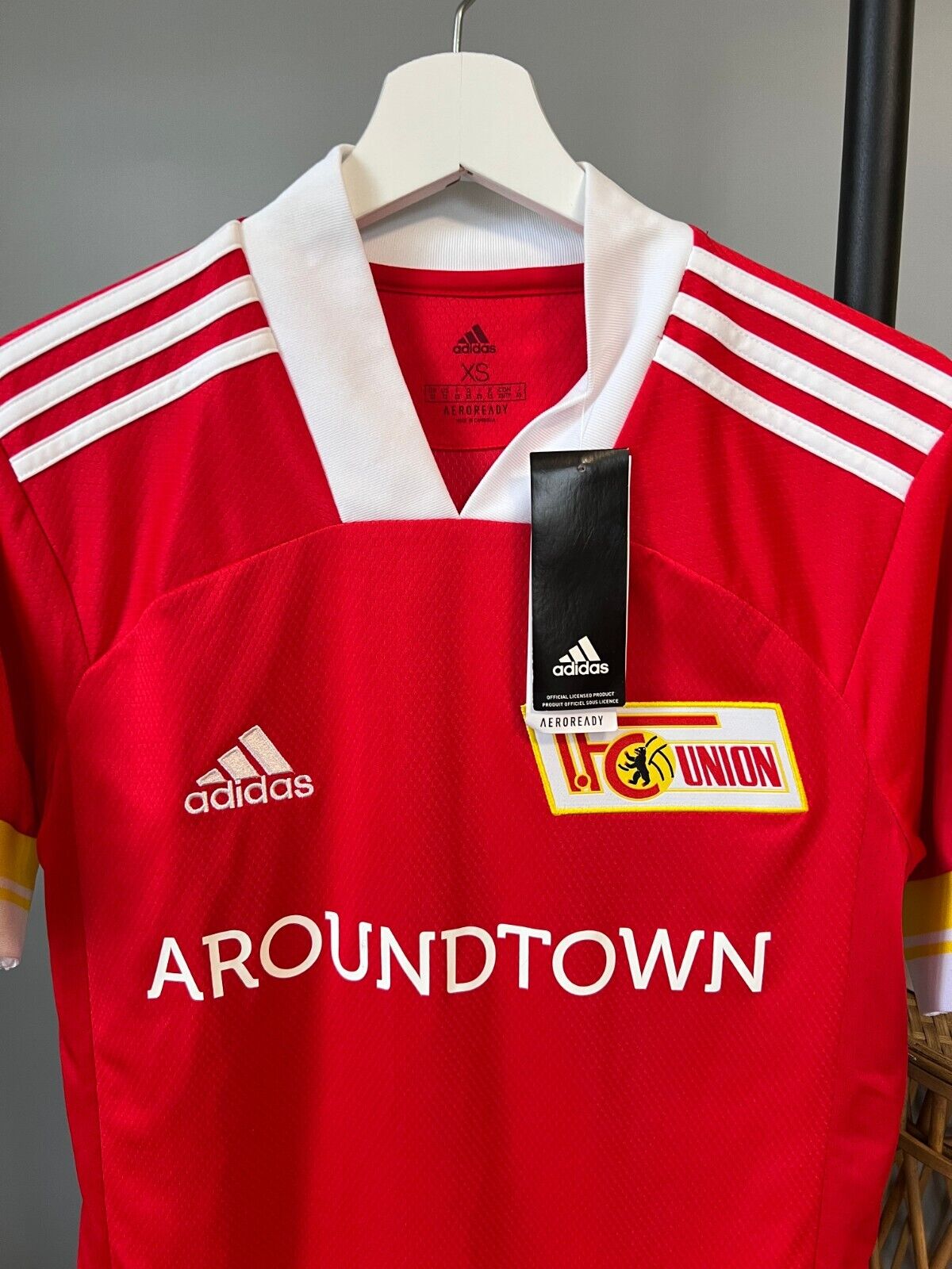 1. FC Union Berlin Jersey 20/21 Home Soccer Football Shirt Adidas Mens Size XS