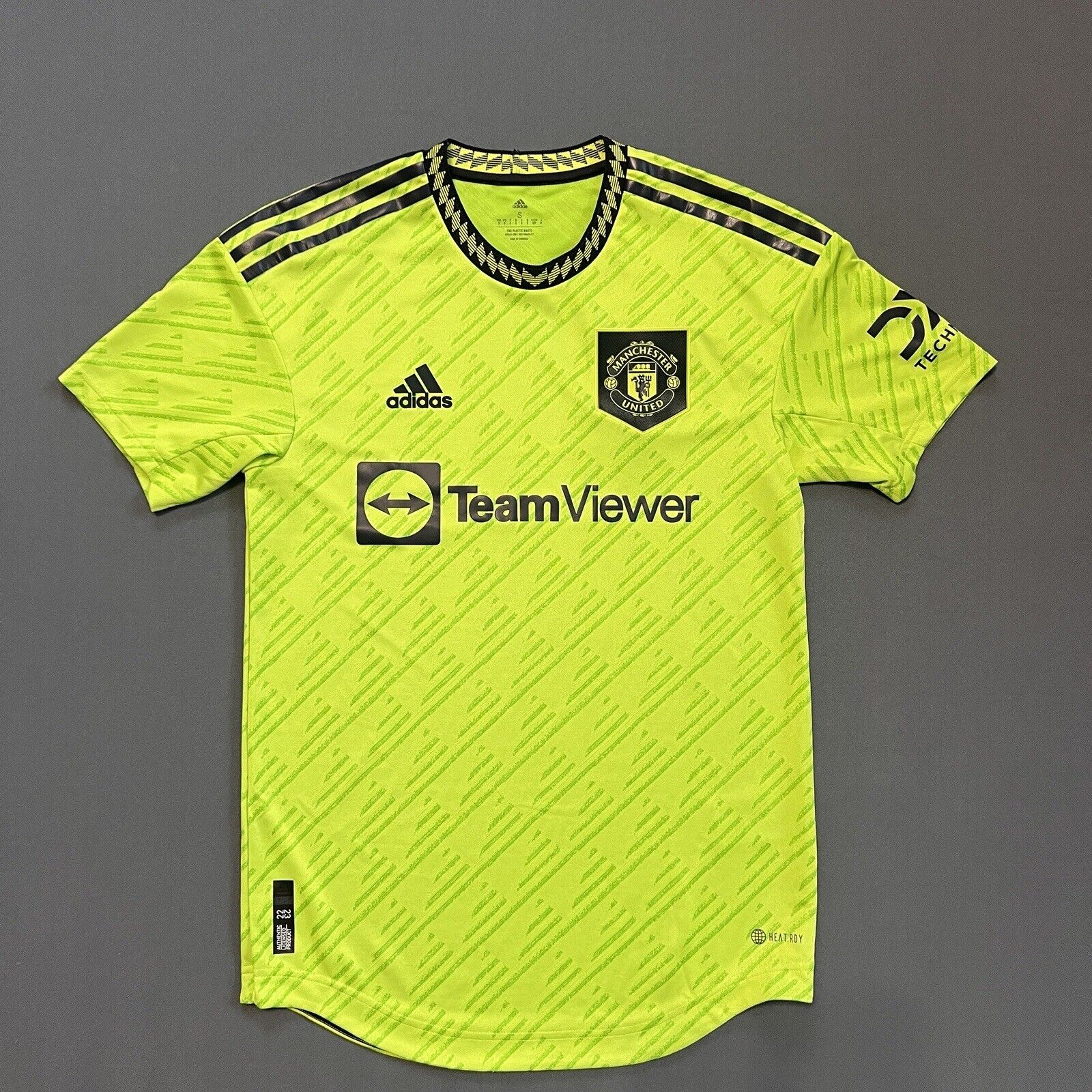 Manchester United Jersey 22/23 Third Authentic Mens Soccer Shirt Adidas Size S