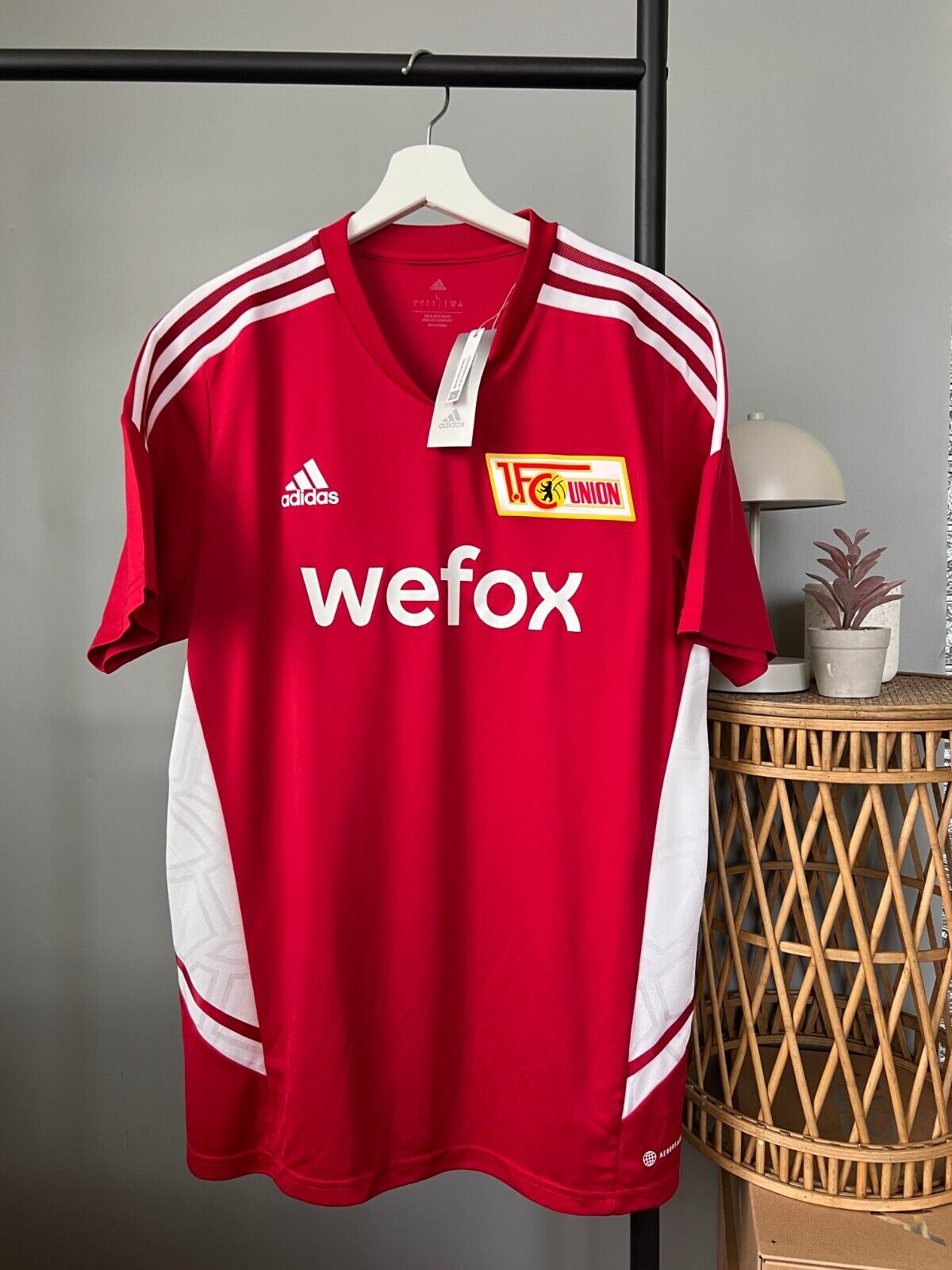 1. FC Union Berlin Jersey Training Soccer Football Shirt Adidas Mens Size L