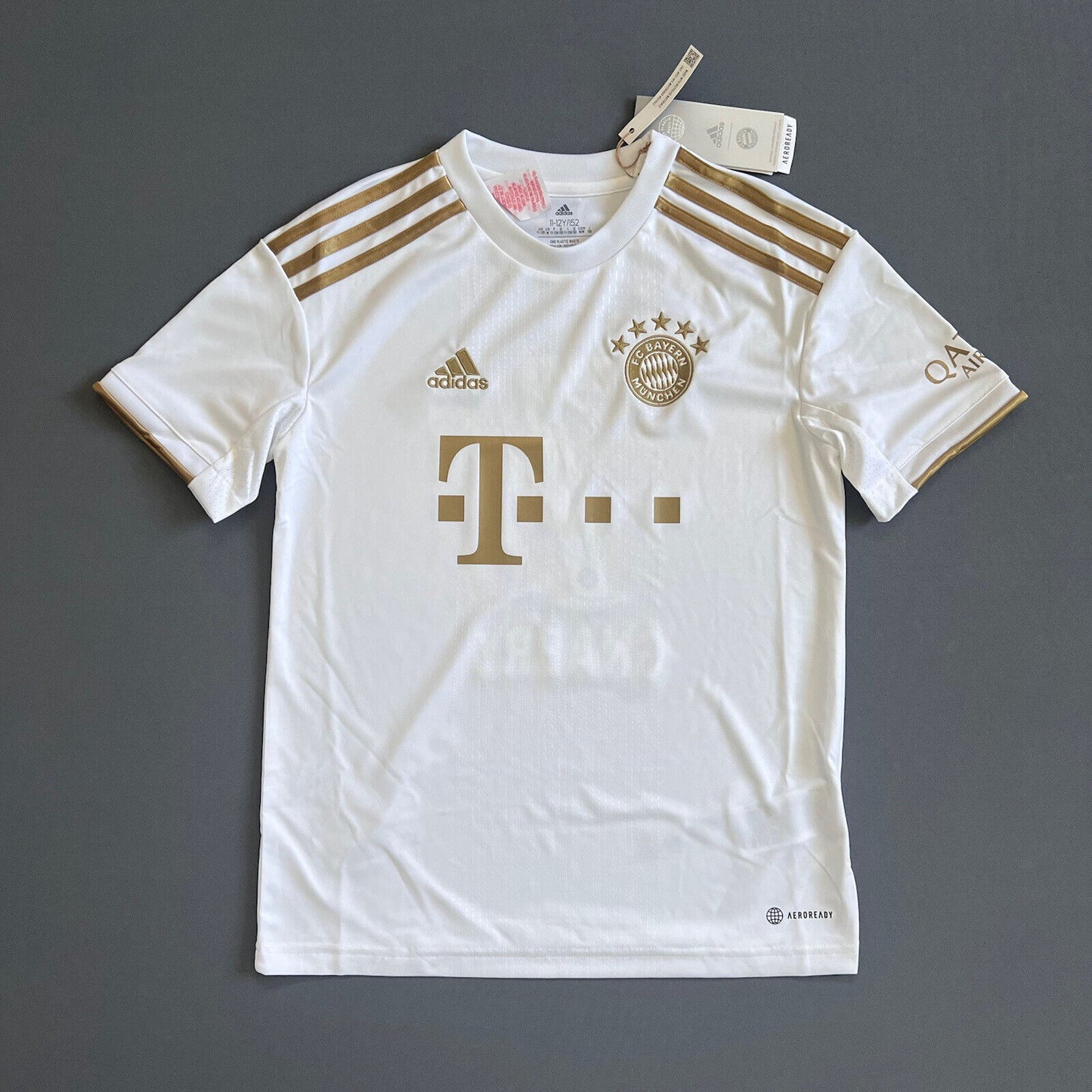 Gnabry Bayern Munich Jersey 22-23 Away Boys Soccer Shirt Size M HI3880 Adidas