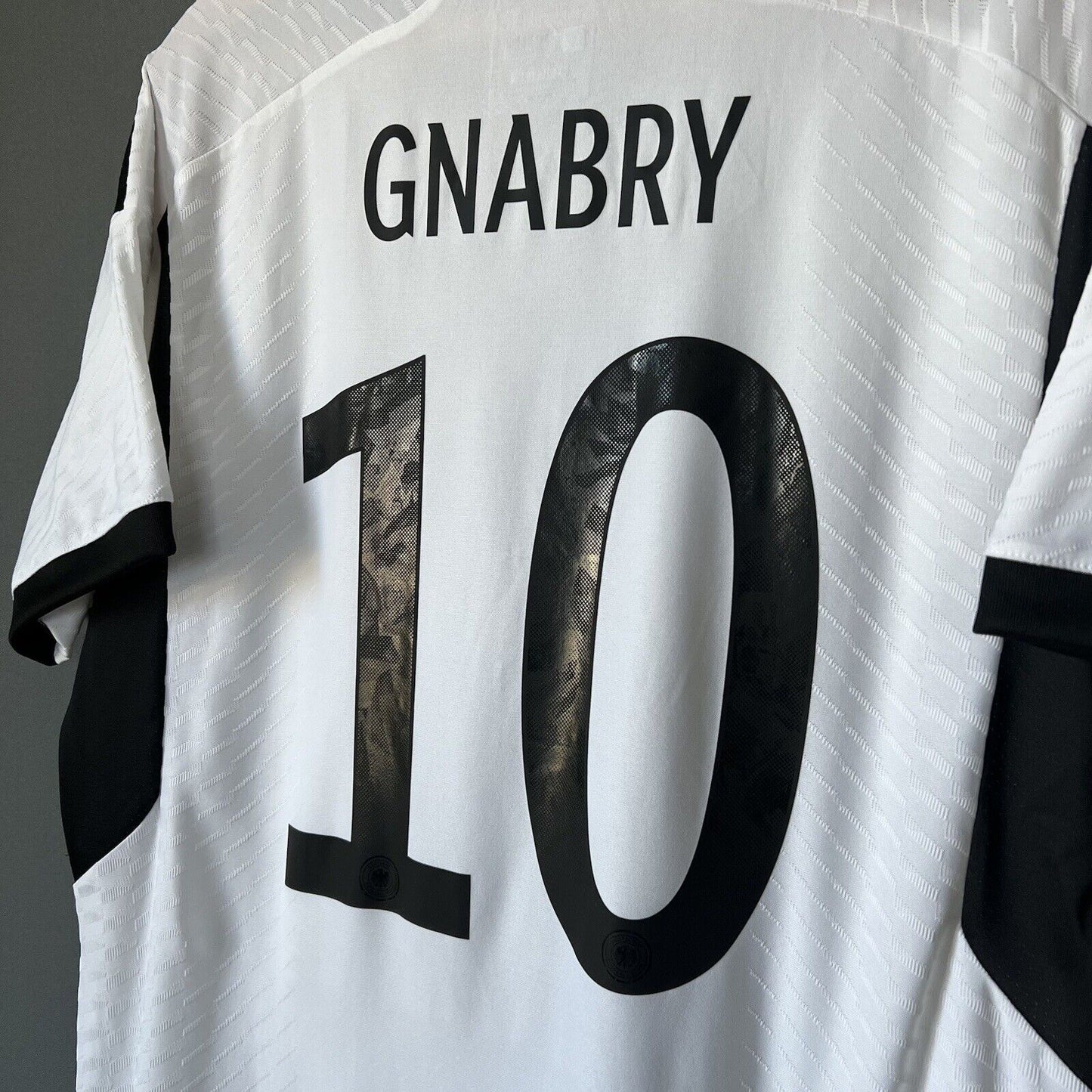 Gnabry Germany Jersey 2022 Home Authentic Large Mens Football Shirt Adidas